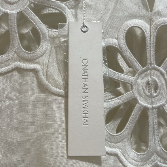 Jonathan Simkhai Blouse with Cut Outs. - Picture 3 of 4